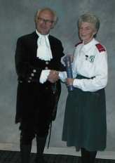 Dr priscilla N-M receiving her Humane Society award - we have permission to use this but must thank SIMCAS